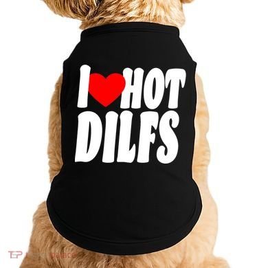 I Heart Hot Dilfs Doggie Tank