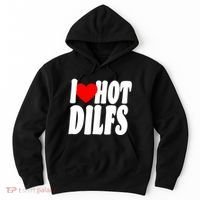I Heart Hot Dilfs Hoodie thumb 0