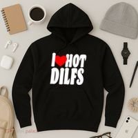 I Heart Hot Dilfs Hoodie thumb 3