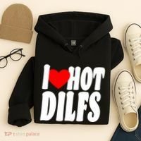 I Heart Hot Dilfs Hoodie thumb 4