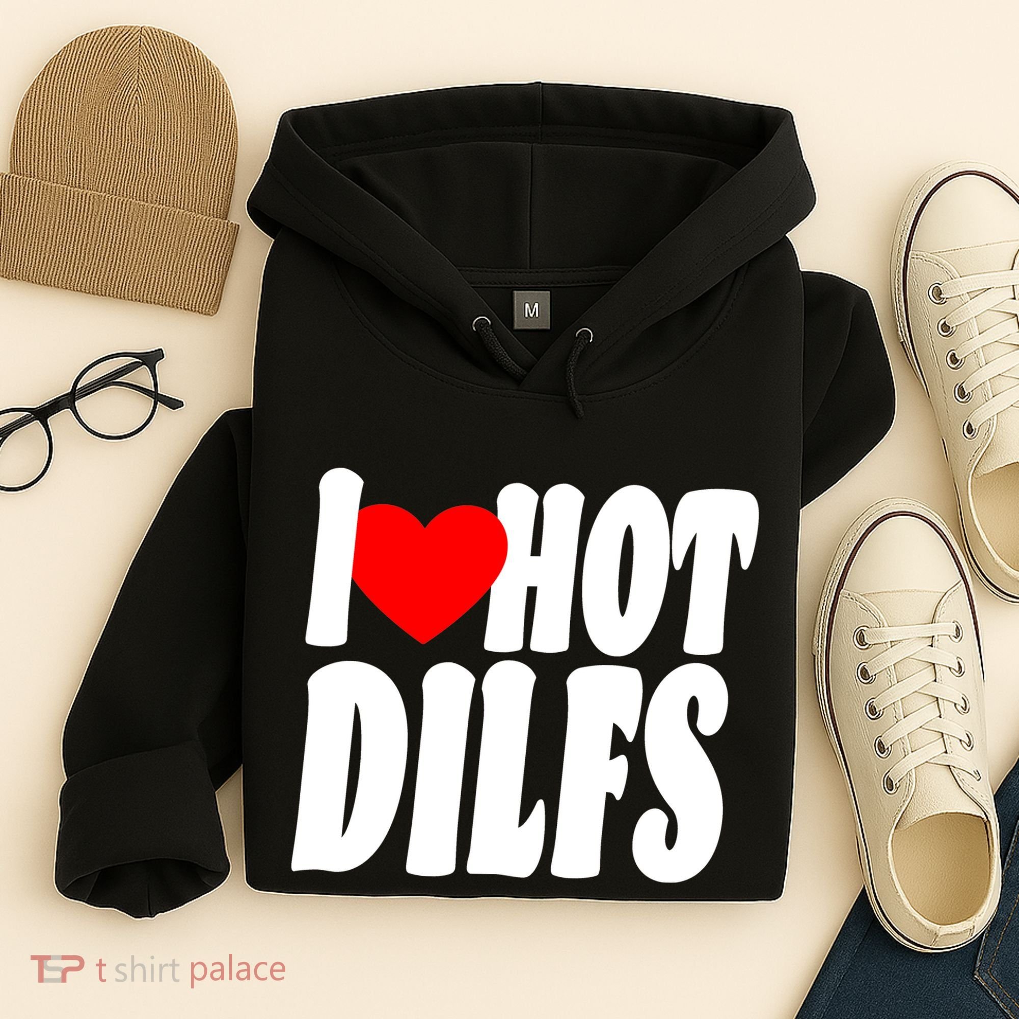 I Heart Hot Dilfs Hoodie