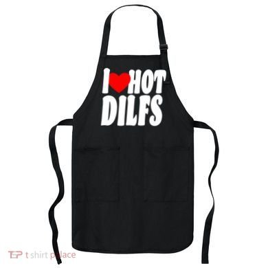 I Heart Hot Dilfs Apron