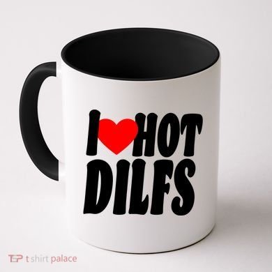 I Heart Hot Dilfs Coffee Mug