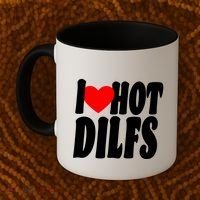 I Heart Hot Dilfs Coffee Mug thumb 2