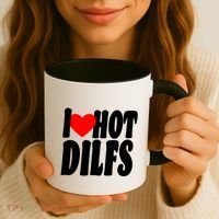 I Heart Hot Dilfs Coffee Mug thumb 3