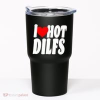 I Heart Hot Dilfs Tumbler thumb 0