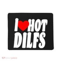 I Heart Hot Dilfs Mousepad thumb 0