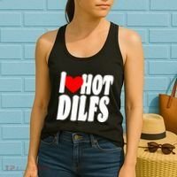 I Heart Hot Dilfs Women's Tank Top thumb 2