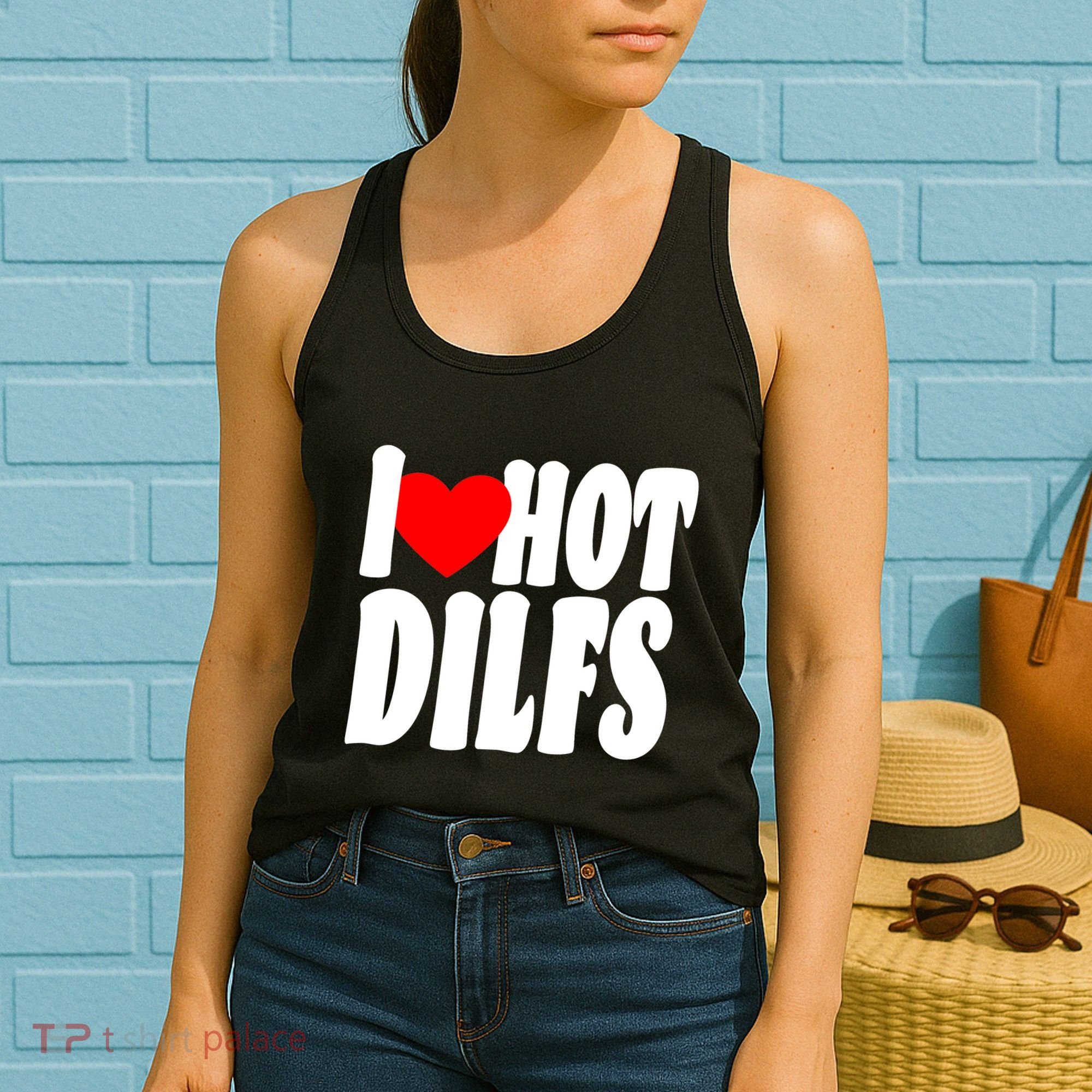 I Heart Hot Dilfs Women's Tank Top