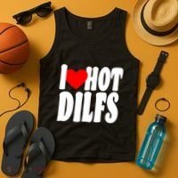 I Heart Hot Dilfs Tank Top thumb 4