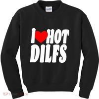 I Heart Hot Dilfs Kids Sweatshirt thumb 0