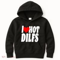 I Heart Hot Dilfs Kids Hoodie thumb 0