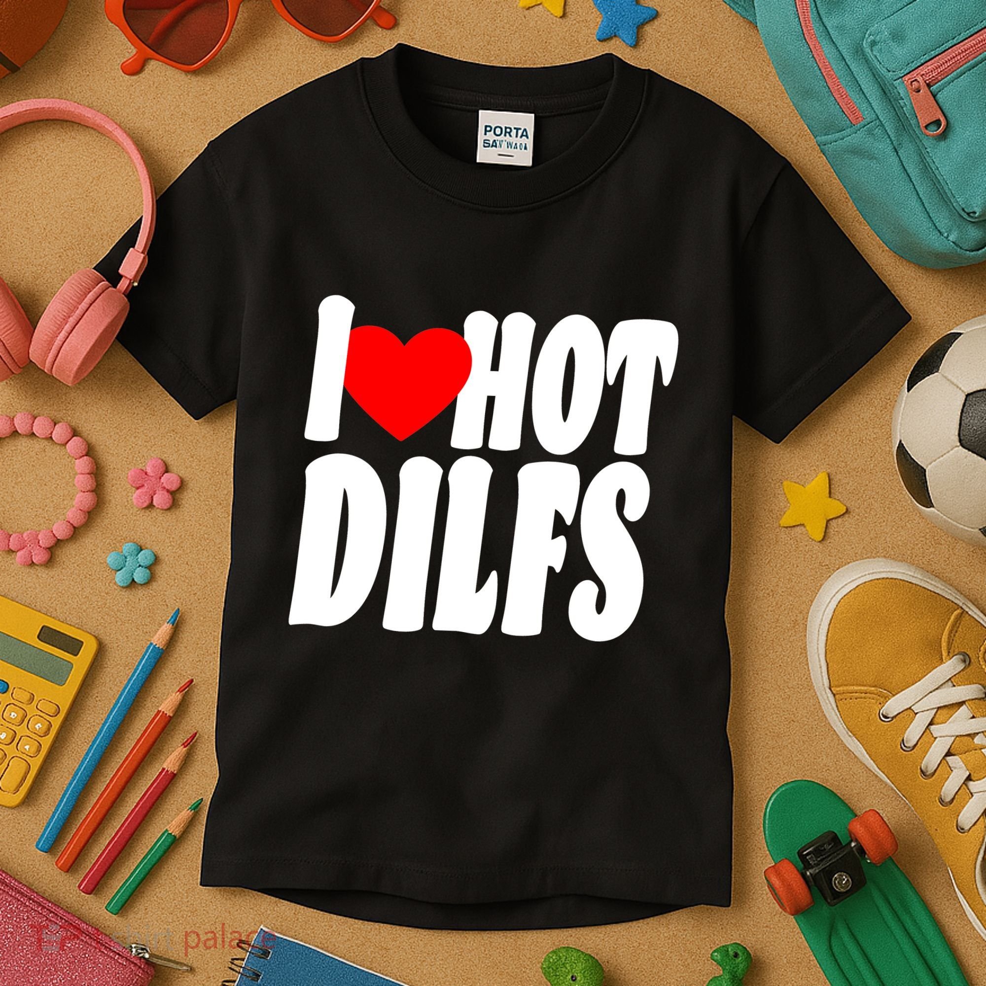 I Heart Hot Dilfs Kids T-Shirt
