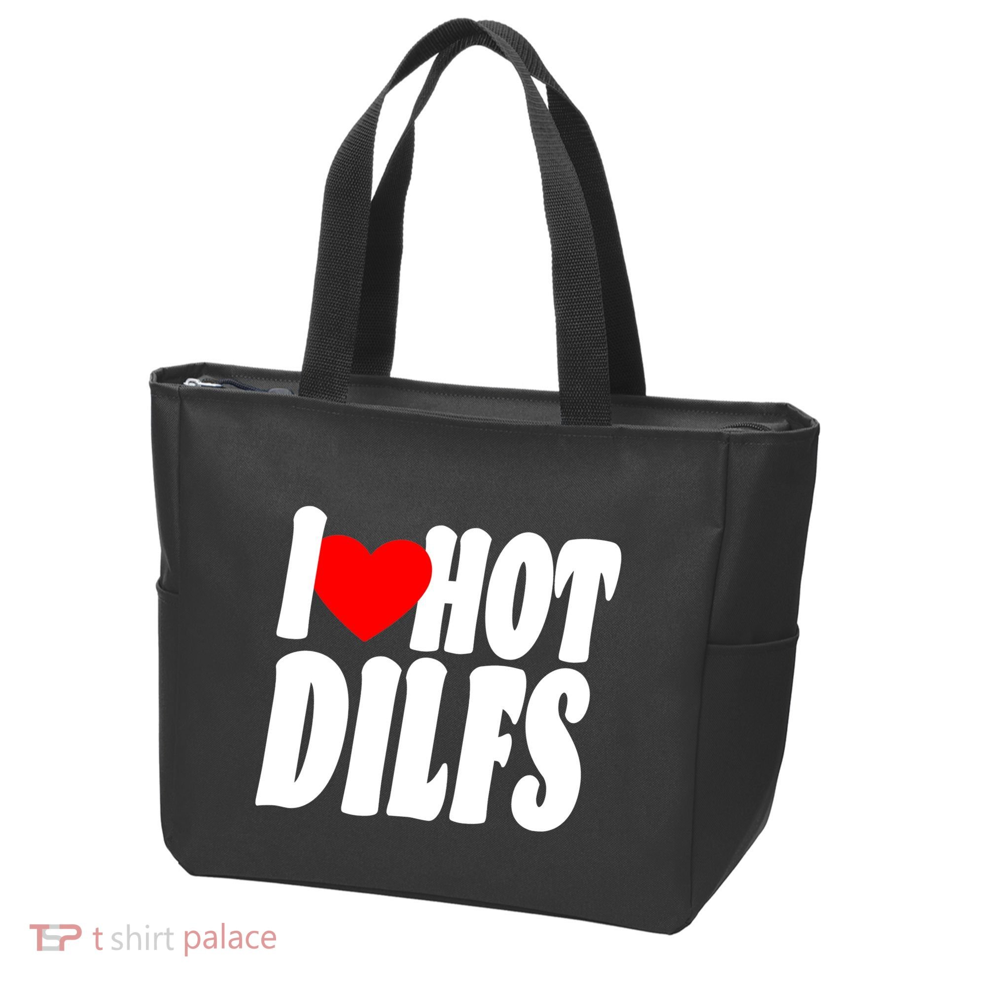 I Heart Hot Dilfs Tote Bag
