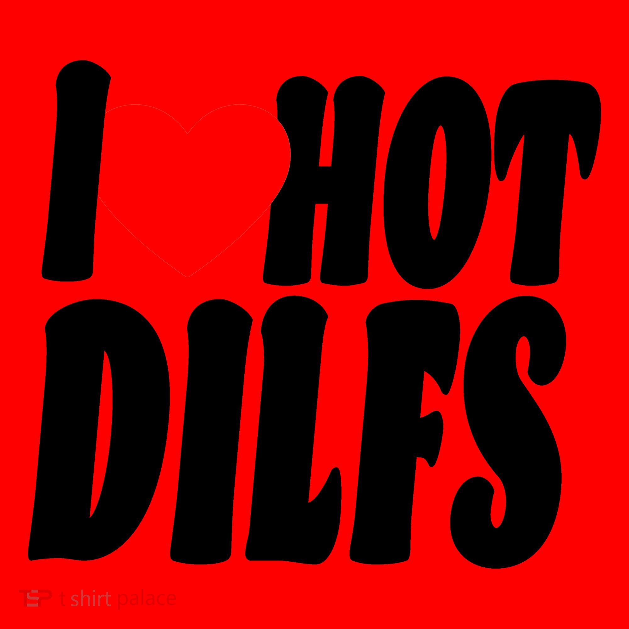 I Heart Hot Dilfs Santa Hat