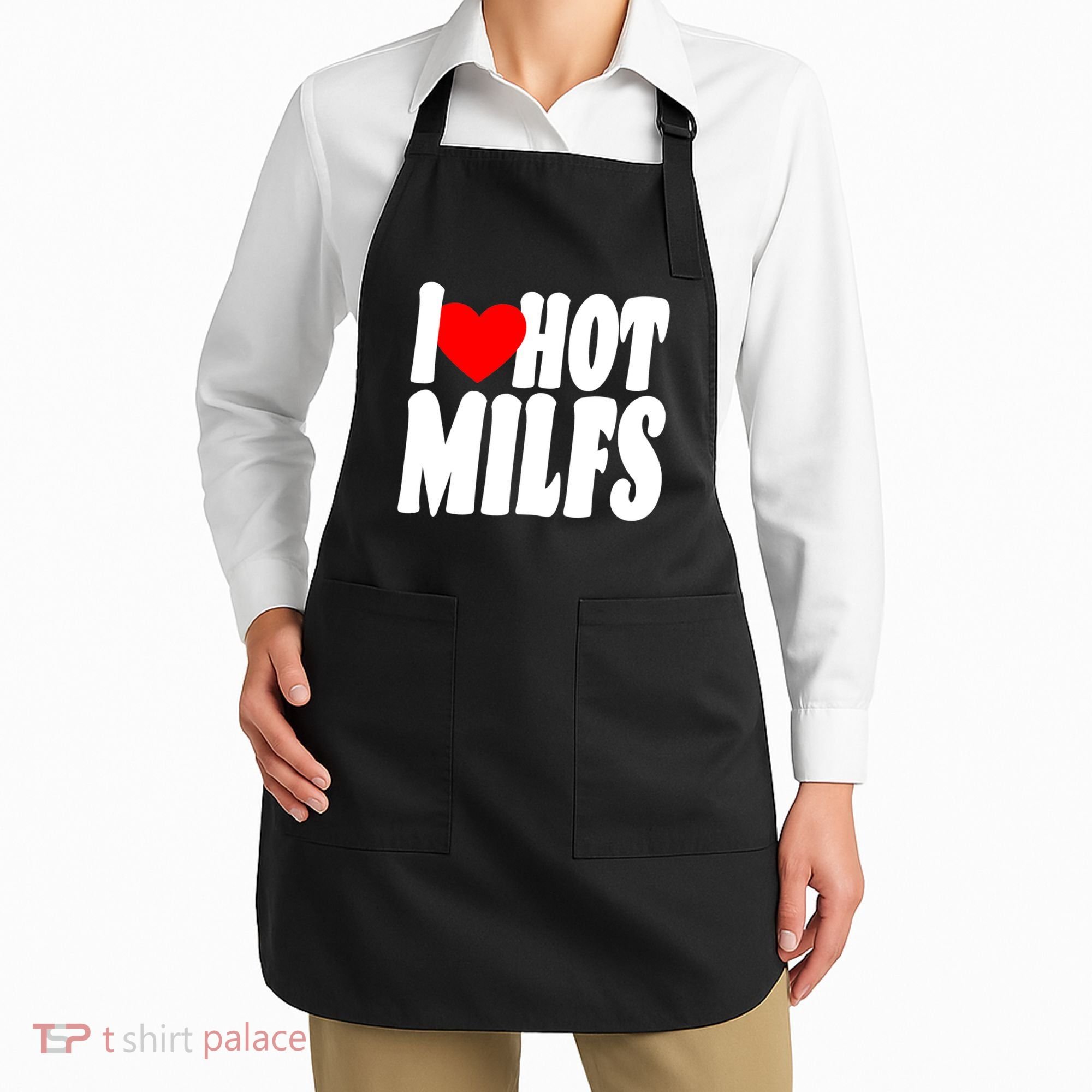 I Heart Hot Miffs Apron