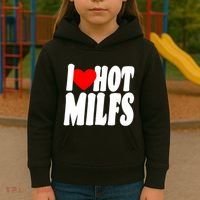 I Heart Hot Miffs Kids Hoodie thumb 3