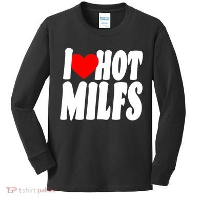 I Heart Hot Miffs Kids Long Sleeve Shirt