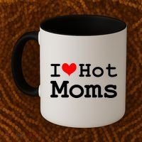 I Heart Hot Moms Coffee Mug thumb 2