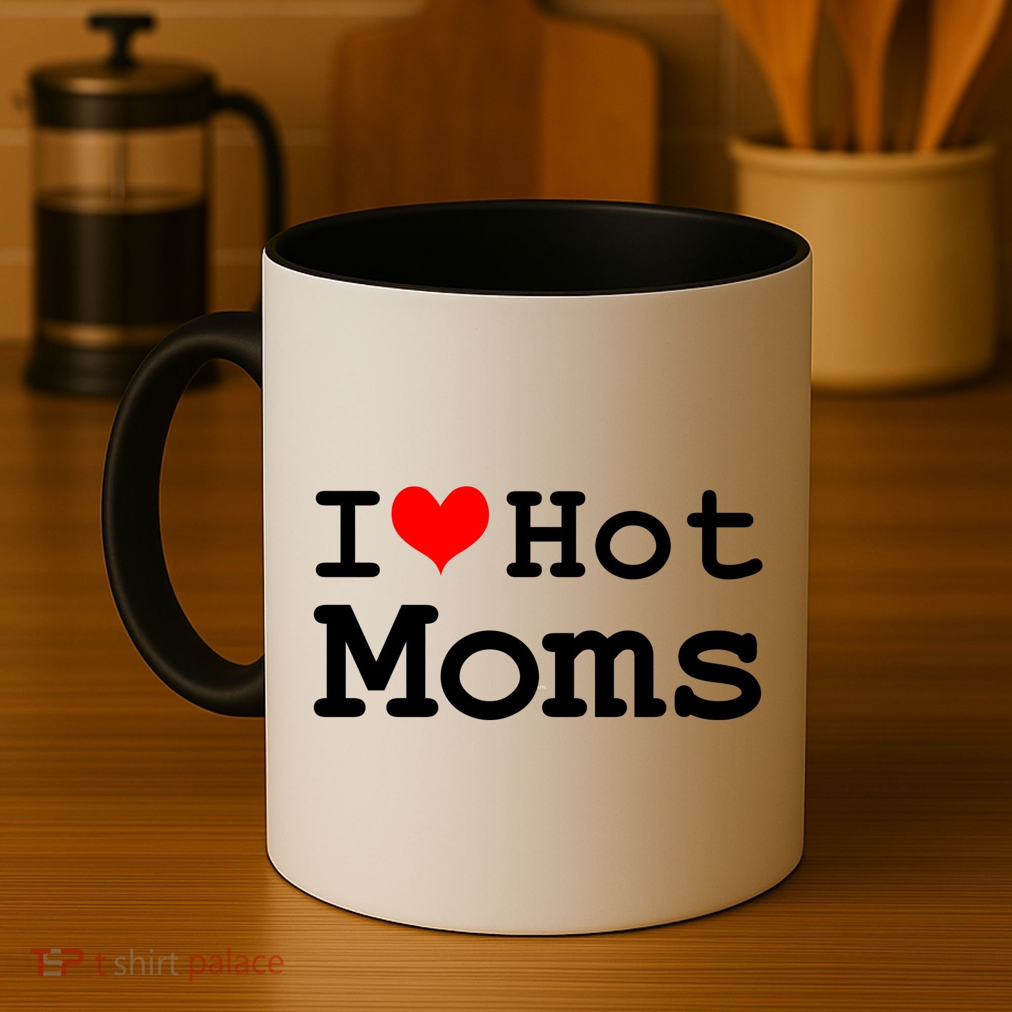 I Heart Hot Moms Coffee Mug