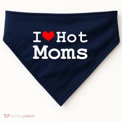I Heart Hot Moms USA-Made Doggie Bandana