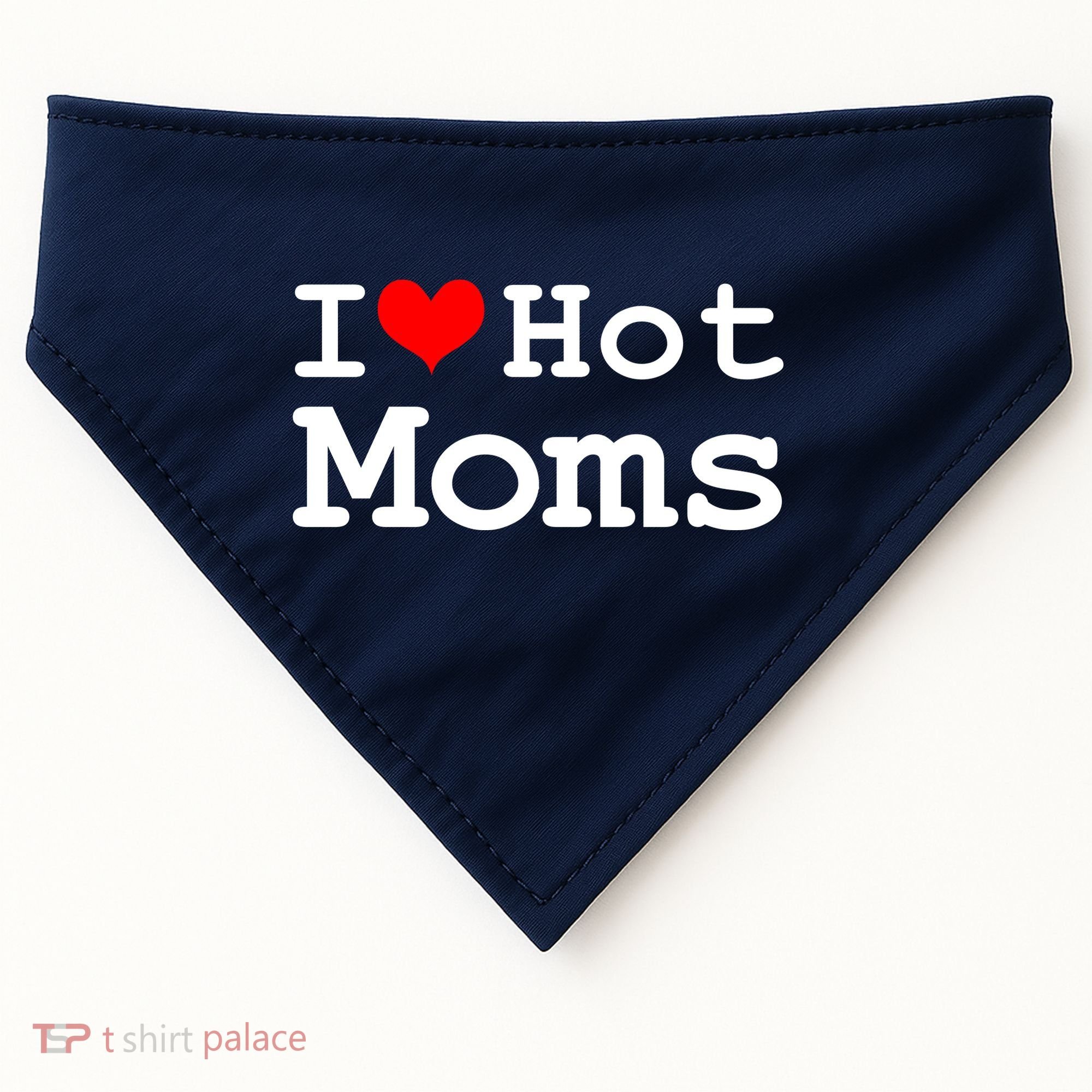 I Heart Hot Moms USA-Made Doggie Bandana