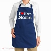 I Heart Hot Moms Apron thumb 2