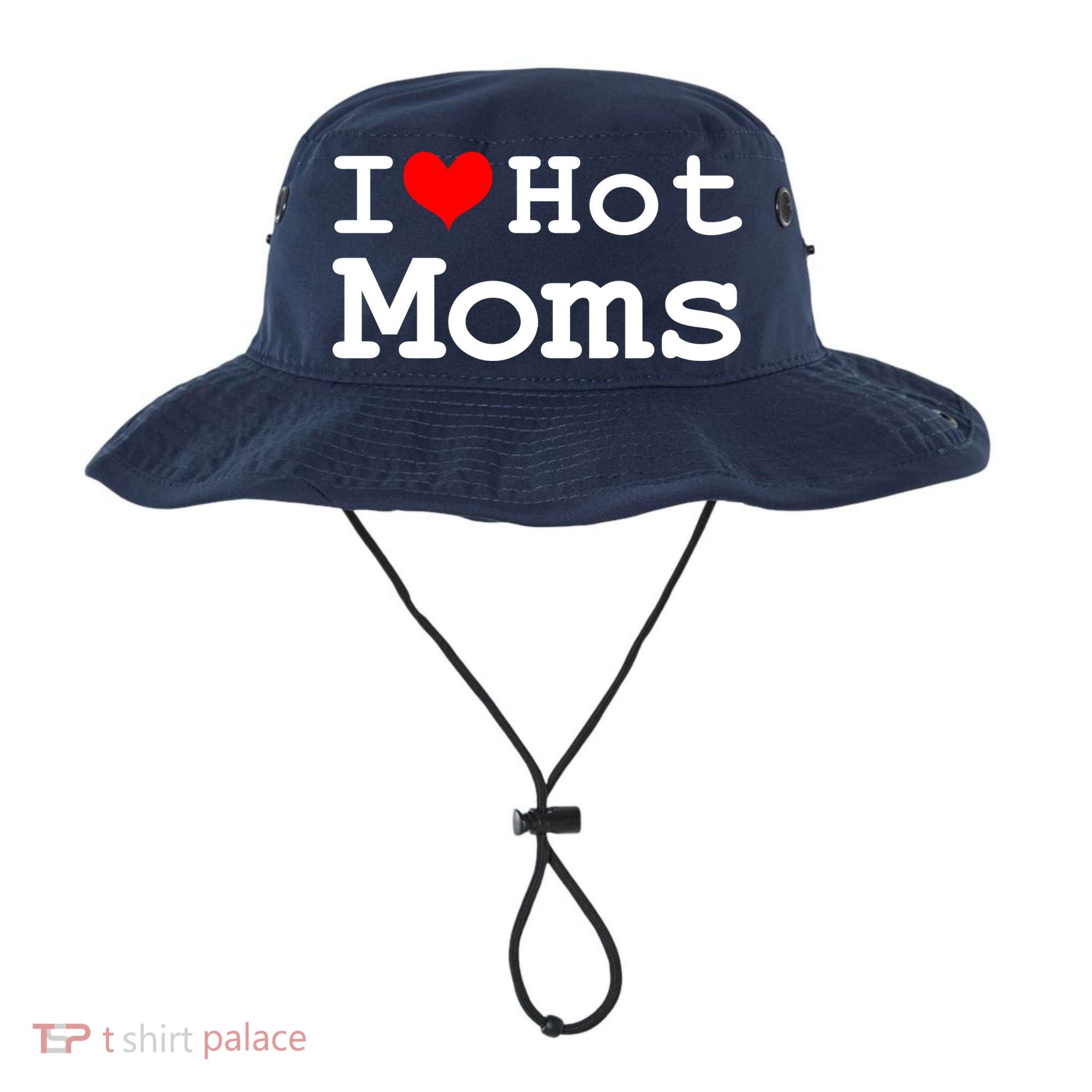 I Heart Hot Moms Bucket Hat