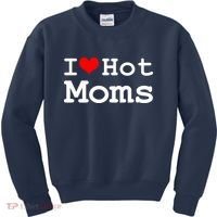 I Heart Hot Moms Kids Sweatshirt thumb 0