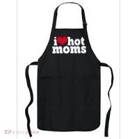 I Heart Hot Moms Funny Meme Apron thumb 0