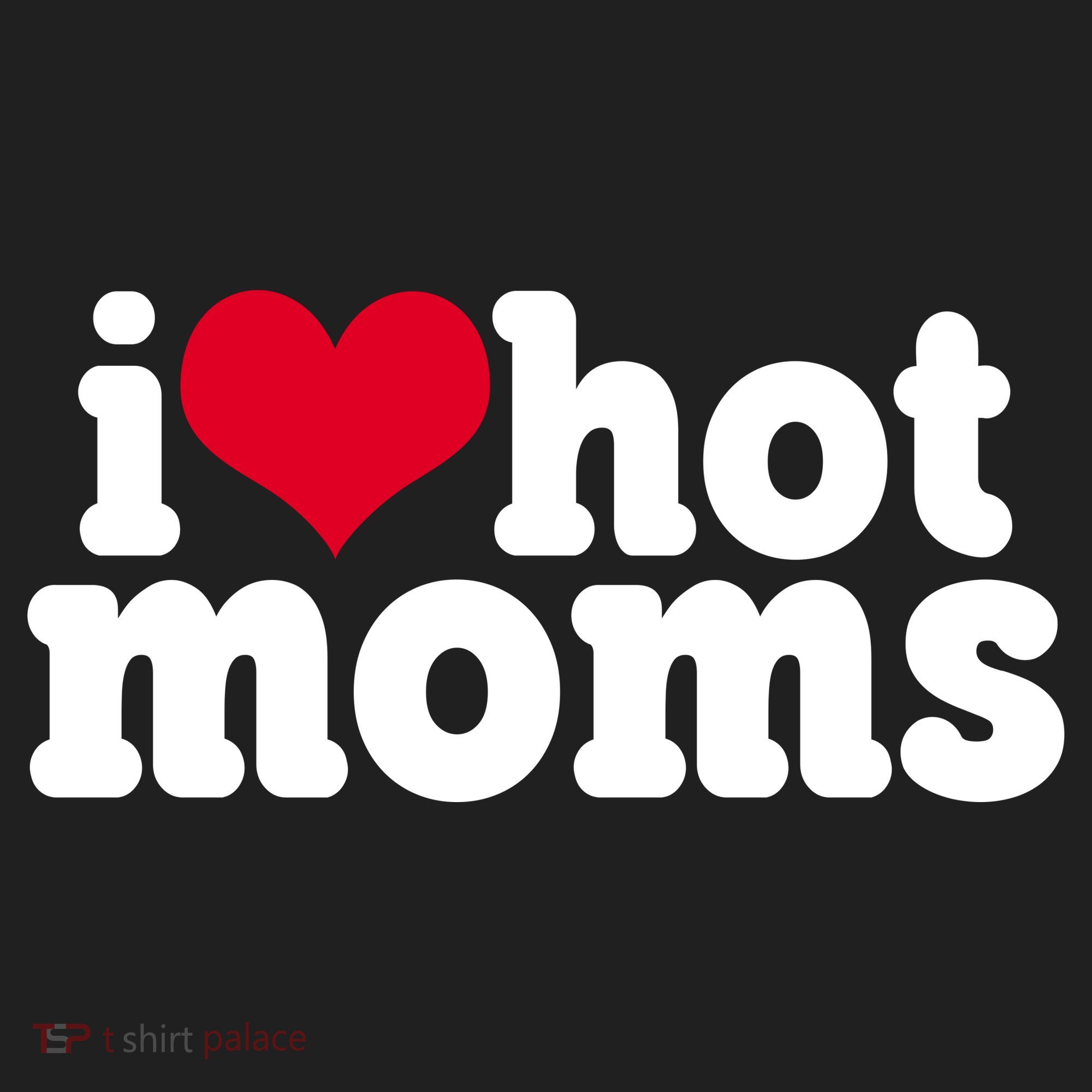 I Heart Hot Moms Funny Meme Beanie
