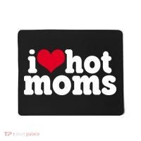 I Heart Hot Moms Funny Meme Mousepad thumb 0