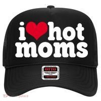 I Heart Hot Moms Funny Meme Hat thumb 0