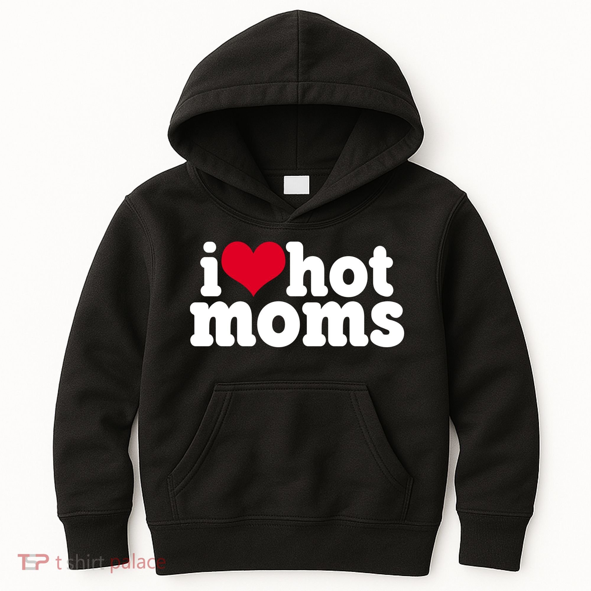 I Heart Hot Moms Funny Meme Kids Hoodie