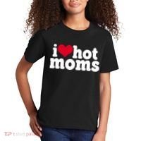 I Heart Hot Moms Funny Meme Kids T-Shirt thumb 2