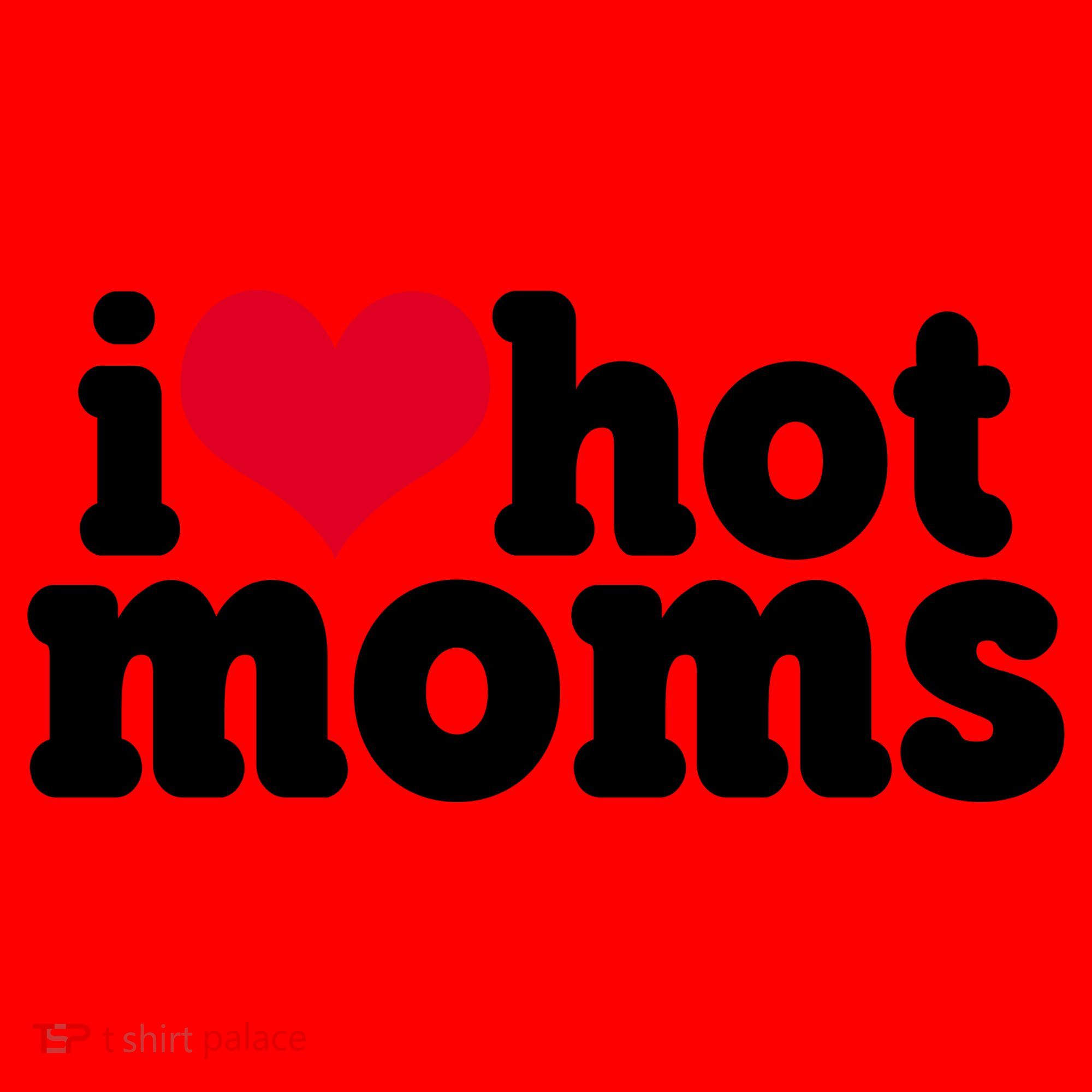 I Heart Hot Moms Funny Meme Santa Hat
