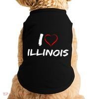 I Heart Illinois  Doggie Tank thumb 0