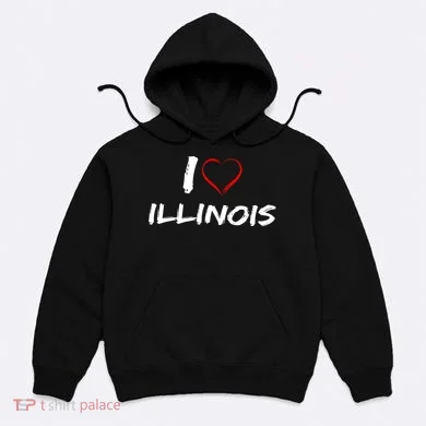 I Heart Illinois Hoodie