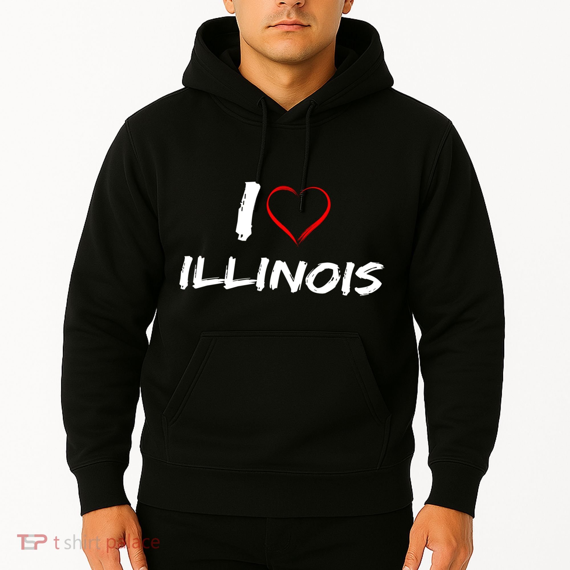 I Heart Illinois  Hoodie
