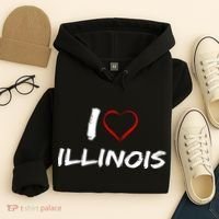 I Heart Illinois  Hoodie thumb 4