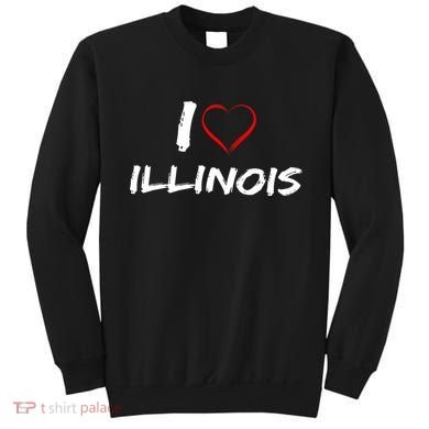 I Heart Illinois  Sweatshirt