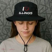 I Heart Illinois  Bucket Hat thumb 3