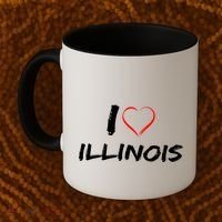 I Heart Illinois  Coffee Mug thumb 2