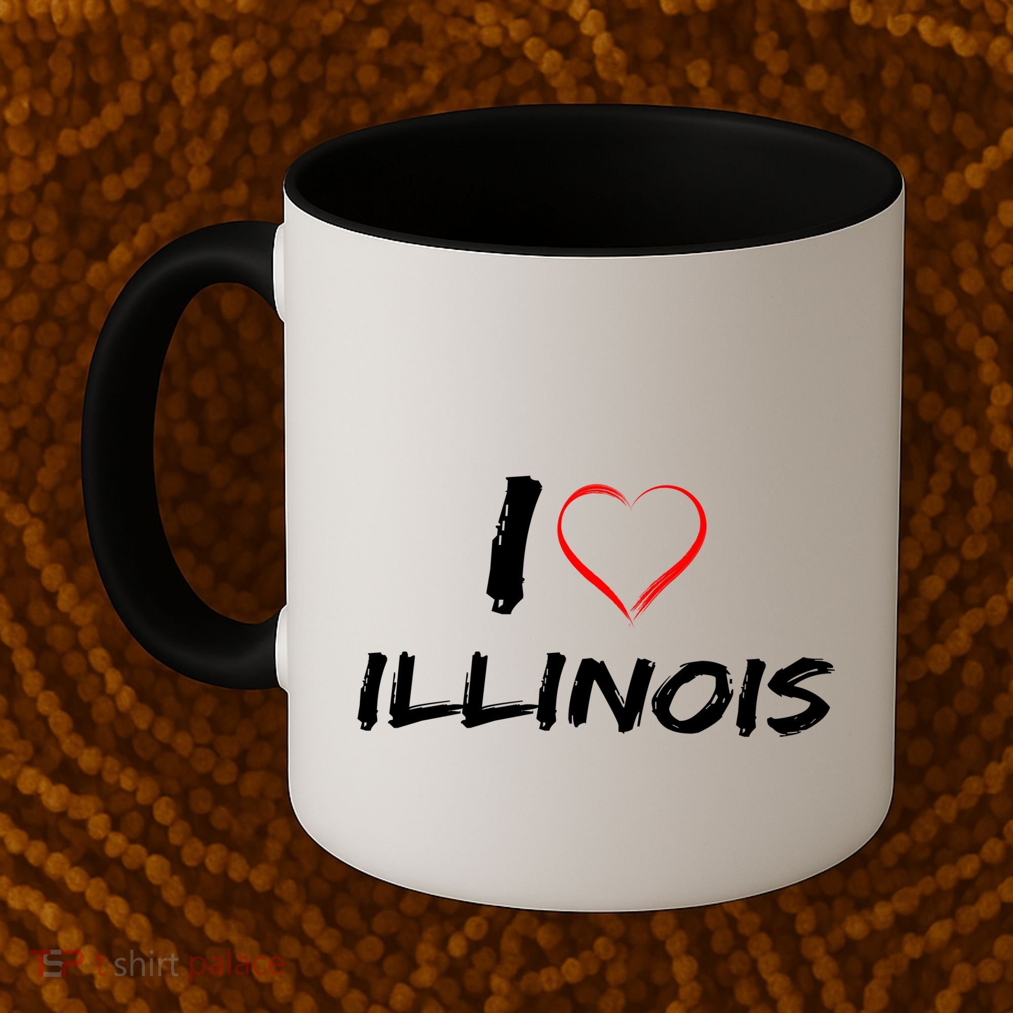 I Heart Illinois  Coffee Mug