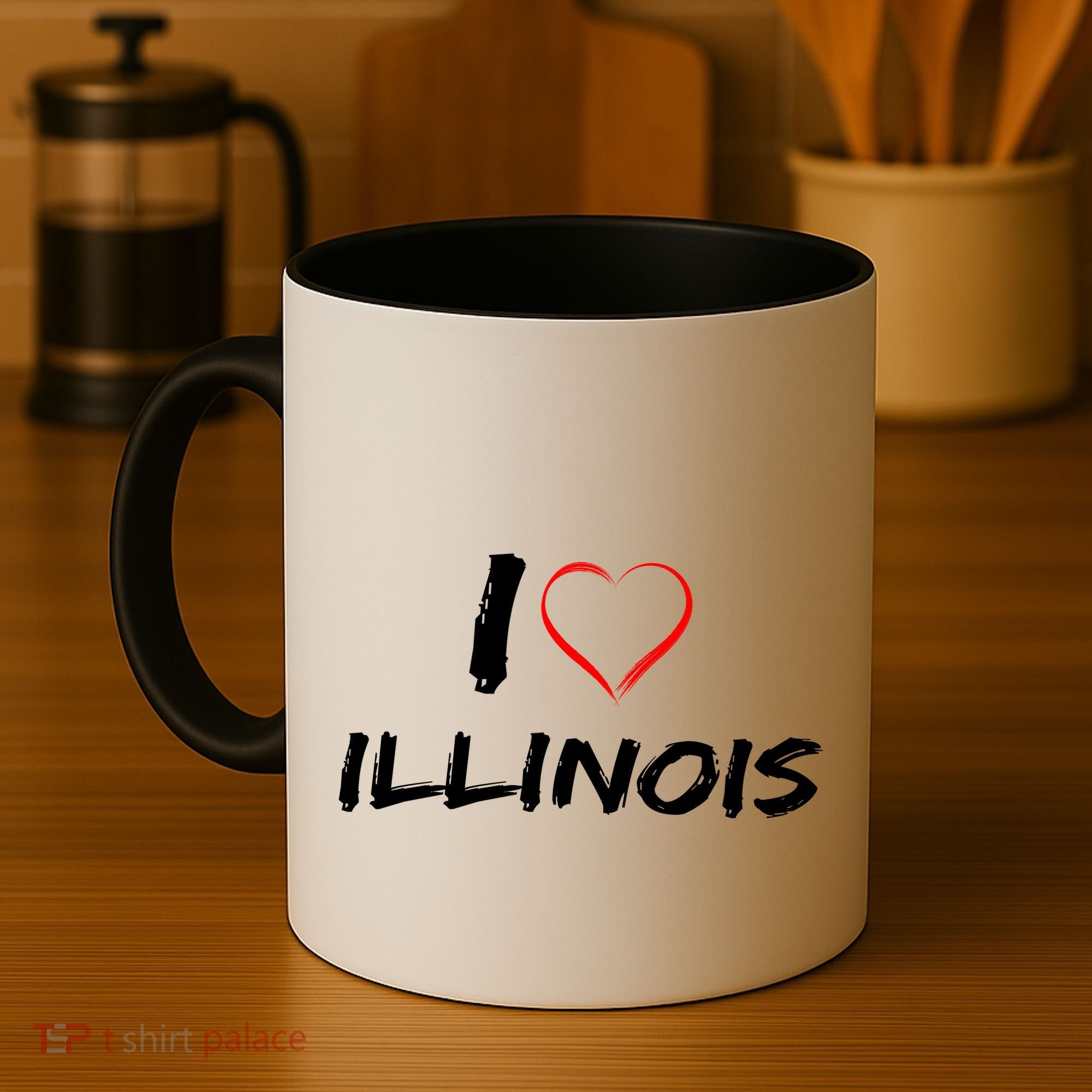 I Heart Illinois  Coffee Mug