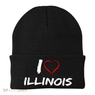 I Heart Illinois  Beanie