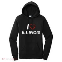 I Heart Illinois  Women's Hoodie thumb 0
