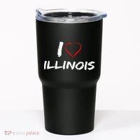 I Heart Illinois  Tumbler thumb 0