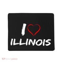 I Heart Illinois  Mousepad thumb 0