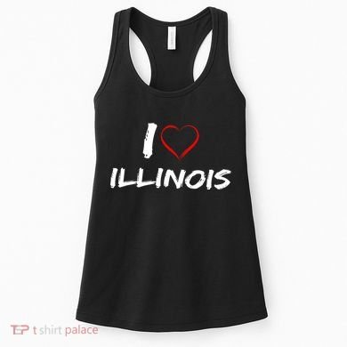 I Heart Illinois  Women's Tank Top